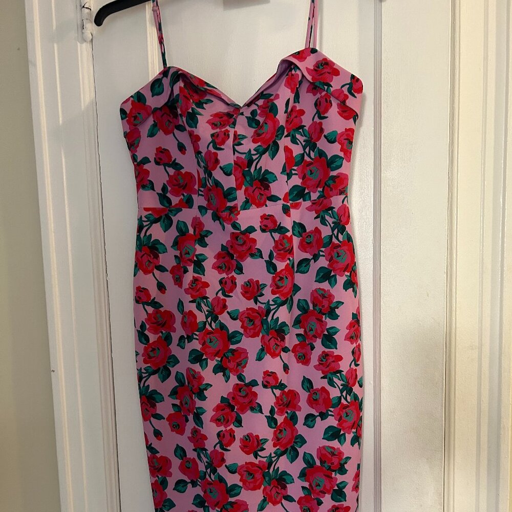 Black Halo Floral Dress - Size 10
